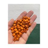 Flea Market Ekonomik Paket 1 Kilo 10Mm Ahşap Boncuk - Turuncu - (Ort - 2500-3000 Adet) Eko1Kg10Turuncu