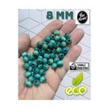 Flea Market Ekonomik Paket 1 Kilo 8mm Ahşap Boncuk - Turkuaz - ( Ort - 3300-4000 Adet )