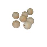 Flea Market Ekonomik Paket 17 Mm Ham Işlenmemiş Ahşap Boncuk - 200 Grm. (± 100 Adet)