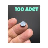 Flea Market Magnet & Maket & Hobi Işleri Için Mıknatıs - (10Mm X 3Mm - 1Cm Çap 3Mm Kalınlık) 10Mmmknts Siyah 100