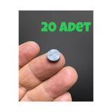 Flea Market Magnet & Maket & Hobi Işleri Için Mıknatıs - (10Mm X 3Mm - 1Cm Çap 3Mm Kalınlık) 10Mmmknts Siyah 20