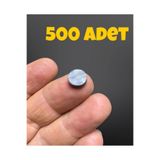 Flea Market Magnet & Maket & Hobi Işleri Için Mıknatıs - (10Mm X 3Mm - 1Cm Çap 3Mm Kalınlık) 10Mmmknts Siyah 500