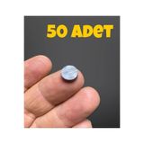 Flea Market Magnet & Maket & Hobi Işleri Için Mıknatıs - (10Mm X 3Mm - 1Cm Çap 3Mm Kalınlık) 10Mmmknts Siyah 50