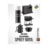 Flea Market Mat Siyah Isıya Dayanıklı Sprey Boya, matsiyahspreyff