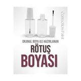 Flea Market NISSAN QBE Sedefli Beyaz Qashqai, X-Trail, Juke uyumlu Oto Rötüş Boyası 25+25 ml Çift Şişe