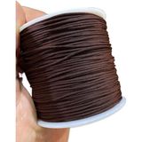 Flea Market Paraşüt Ipi - Bileklik Ipi - Hobi Ipi - Kolye Ipi ( 1mm -1 Makara - 100 Metre ) - Kahverengi