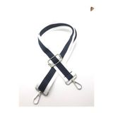 Flea Market Polyester Kolon Ayarlanabilir Çanta Sapı - Telefon Askısı (120 Cm) / Beyaz Mavi Kolon