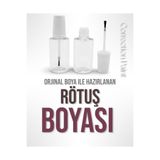 Flea Market RENAULT GRUBU Taş İzi Çizik Giderici Onarıcı KPN Titanyum gri Uyumlu Gri Oto Rötüş Boyası 25 ml
