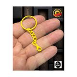 Flea Market Renkli Zincirli Anahtarlık Halkası, Tek Ebat, ColorKeyS-, Sarı, üniseks-yetişkin