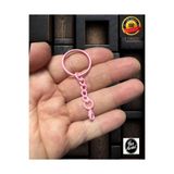 Flea Market Şeker Pembe Zincirli Anahtarlık Halkası 20 Adet, Tek Ebat, ColorKeyS-PEMBE, Şeker Pembe, üniseks-yetişkin