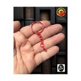 Flea Market Zincirli Anahtarlık Halkası 20 Adet, Tek Ebat, ColorKeyS-, Kırmızı, üniseks-yetişkin