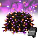 Flechllary Dış Mekan için Solar String Işıklar, 39 Ft 100 LED Solar String Işıklar 8 Modlu, Dış Mekan için Güneş Işıkları, Avlu, Çit, Balkon, Parti, Noel Ağacı Süslemeleri için Suya Dayanıklı Güneş Işığı