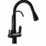 Fleko 0847 Siyah Spiralli Mutfak Bataryası