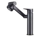 Fleko Çok Fonksiyonlu Robot Siyah Lavabo Bataryası