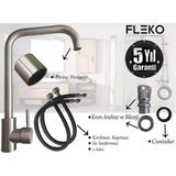 Fleko Inox Mutfak Eviye Bataryası (KS1S01-1)