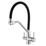 Fleko KS16S3 Inox Arıtmalı Spiralli Eviye Bataryası