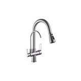 FLEKO SPİRALLİ ARITMALI EVİYE BATARYASI (KROM)