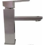 Fleko SSC1 -S2 İnox Kare Lüx Çanak Lavabo Batarya