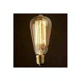 Flemanlı Armut St64 Modeli Rustik Ampul 40 Watt E27 Duy Rustik Dekoratif Ampül