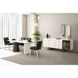 Flen Yemek Odası Takımı - Krem