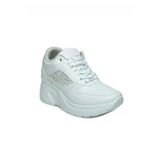 Flet 185-26 Cilt Deri Fashion Anatomik Dolgu Taban Kadın Sneaker