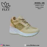 Flet 185 Bej Kadın Spor Sneaker