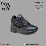 Flet 185 Siyah Kadın Spor Sneaker