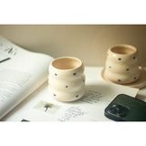 Fleur De Cansu El Yapımı Seramik Kalp Kupa Mug Bardak Kahve Fincanı
