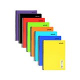 Flex Neon A4 Defter 96 Yaprak 4 Kareli 4 Çizgili Defter Seti