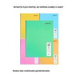 Flex Pastel Defter A4 60 Yaprak Kareli 5 Adet