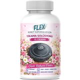 Flex Robot Süpürge Yüzey Temizleme Solüsyonu 500 ml | Moplu Robotlar ile Uyumlu | Düşük Köpük | İz Yapmaz -Kar Çiçeği Parfümlü- - 1