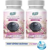 Flex Robot Süpürge Yüzey Temizleme Solüsyonu 500 ml X2 Adet | Moplu Robotlar ile Uyumlu | Düşük Köpük | Iz Yapmaz - Çiçek Bahçesi Parfüm -