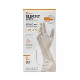 Flex Slimfit Krem Pudrasız Muayene Eldiveni L