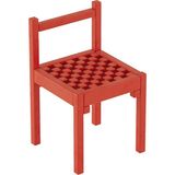 Flexa Kırmızı Ahşap Mini Çocuk Çalışma Sandalyesi - Standart