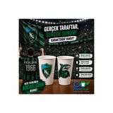 FlexCup Kocaelispor Taraftar Baskılı 7 Oz Karton Bardak 500 Adet