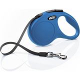 Flexi 235-102009 5 m Mavi New Classic Şerit Otomatik Köpek Gezdirme Tasması