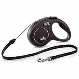 Flexi 5 m Siyah [M] New Classic Otomatik İp Köpek Gezdirme Kayışı