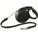 Flexi 8 m Siyah [M] New Classic Otomatik İp Köpek Gezdirme Kayışı