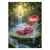 Flexi Akıllı Ayıcık Ovma Süngeri 2'li Paket - Pembe Renk Çizmez Sert Yüzey Temizleyici Sünger