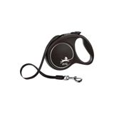 Flexi Black Design 5 mt 50 kg Large Beden Siyah Şerit Köpek Tasması