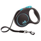 Flexi Black Design 5 mt Large Mavi Otomatik Şerit Gezdirme Kayışı