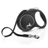 Flexi Black Design 5 mt Siyah L Otomatik Şerit Köpek Gezdirme Kayışı