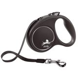 Flexi Black Design 5 mt Small Siyah Otomatik Şerit Gezdirme Kayışı