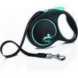 Flexi Black Design Mavi Large 5 m Şerit Otomatik Köpek Gezdirme Tasması