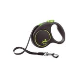 Flexi Black Design Serit Yesil Small Otomatik Köpek Gezdirme Tasmasi