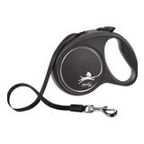 Flexi Black Siyah L 5 mt Design Şerit Otomatik Gezdirme Tasması