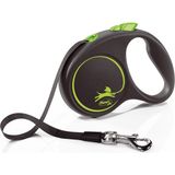 Flexi Design S Boy Şerit Tasma Small 5 Metre Otomatik Şeritli Köpek Uzatma Max 15 kg - Fıstık Yeşili
