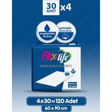 Flexi Life Hasta Altı Bezi Yatak Koruyucu 60 x 90 cm 30'lu 4 Paket