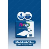 Flexi Life Yatak Koruyucu Örtü, 60 x 90 cm, 30'luk Paket, Beyaz