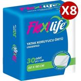 Flexı Lıfe Yatak Koruyucu Ortu 60X90cm 30Lu 8 Paket 240 Adet